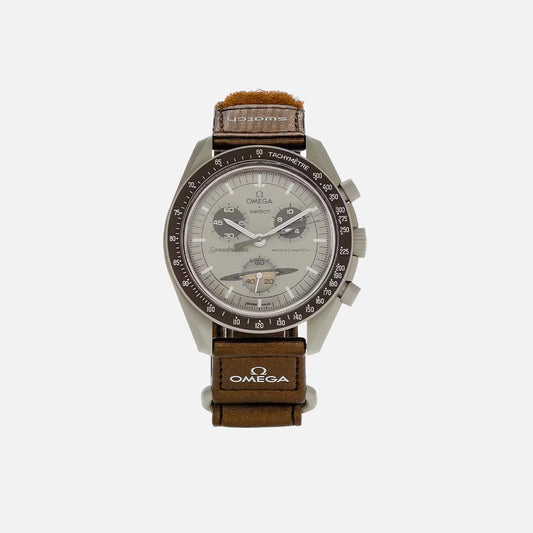 SWATCH X OMEGA BIOCERAMIC MOONSWATCH 'MISSION TO SATURN' (SO33T10) (SAME-DAY DISPATCH)