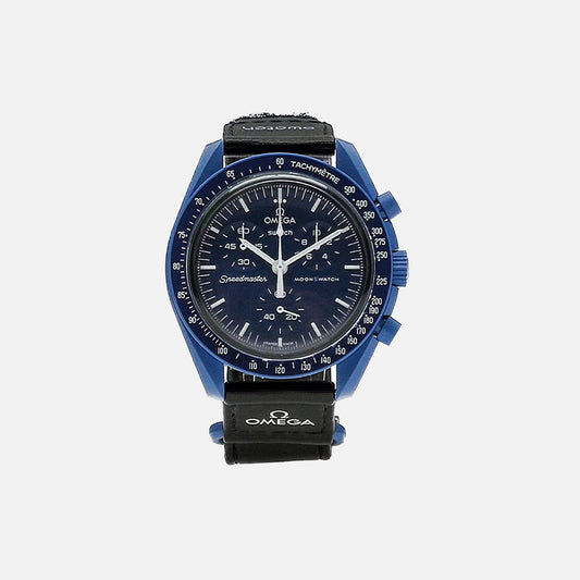 SWATCH X OMEGA BIOCERAMIC MOONSWATCH 'MISSION TO NEPTUNE' (SO33N100) (SAME-DAY DISPATCH)